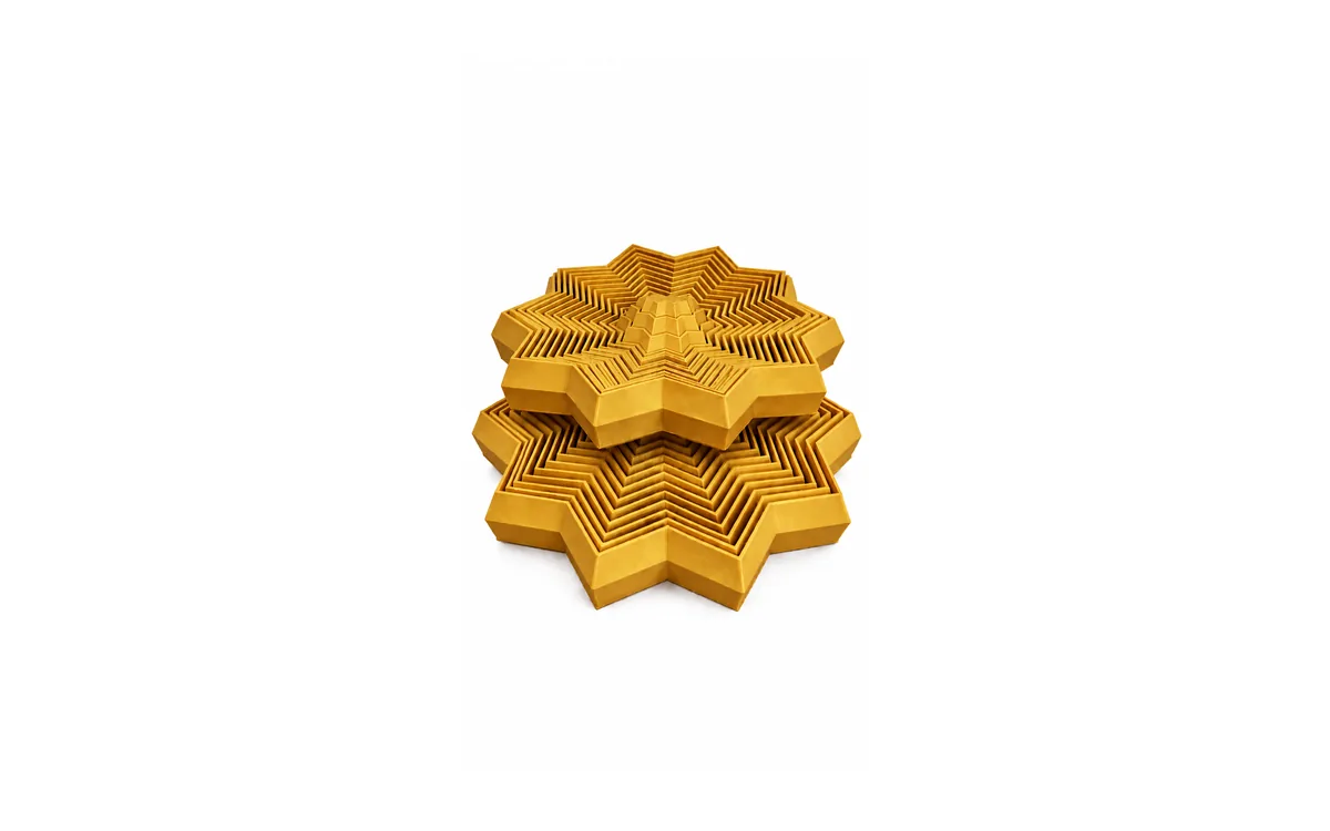 Fidget estrela articulada impresso em 3D pela Vektor